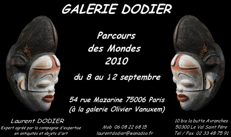 Parcours des Mondes 2010 - Galerie Laurent Dodier - Art Tribal