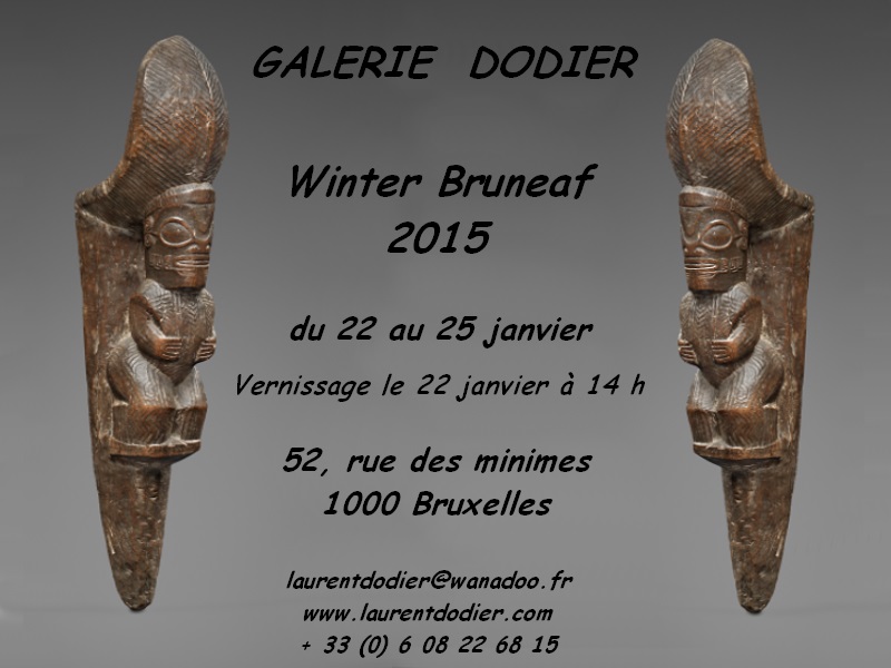 Winter BRUNEAF 2015 - Galerie Laurent Dodier - Art Tribal