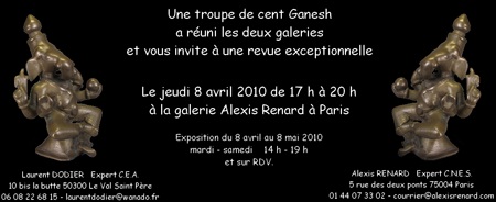 Ganesh 2010 - Galerie Laurent Dodier - Art Tribal