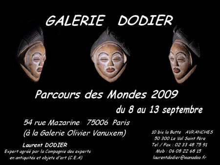 Parcours des Mondes 2009 - Galerie Laurent Dodier - Art Tribal