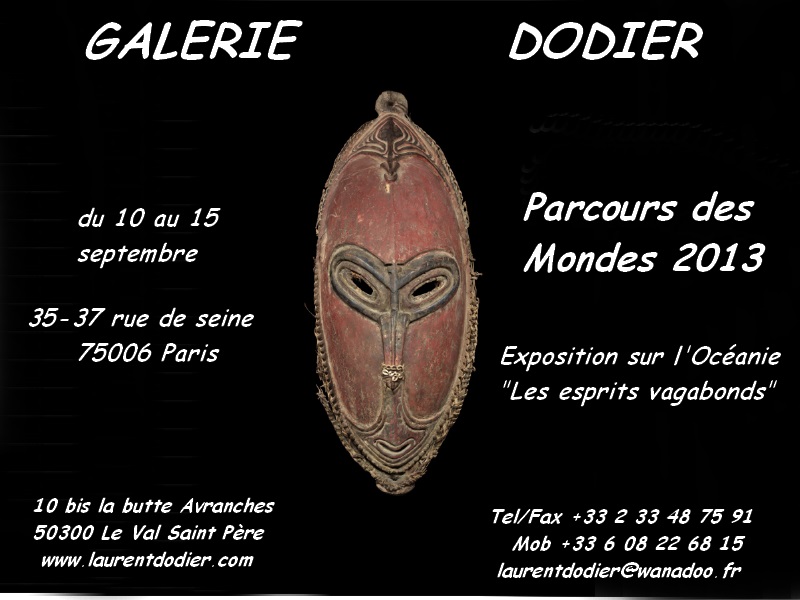 Parcours Des Mondes 2013 - Galerie Laurent Dodier - Art Tribal