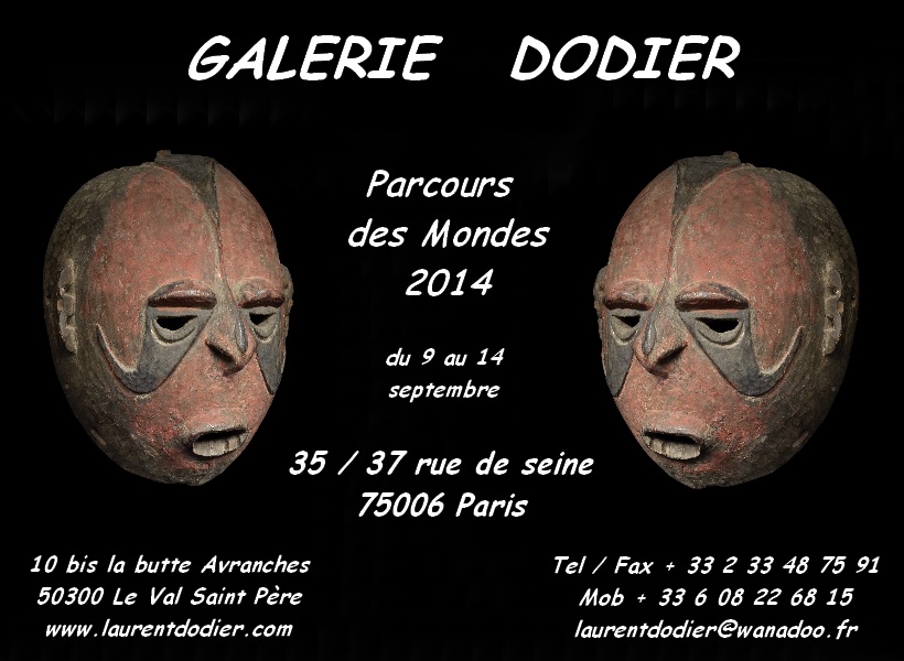 Parcours des Mondes 2014 - Galerie Laurent Dodier - Art Tribal