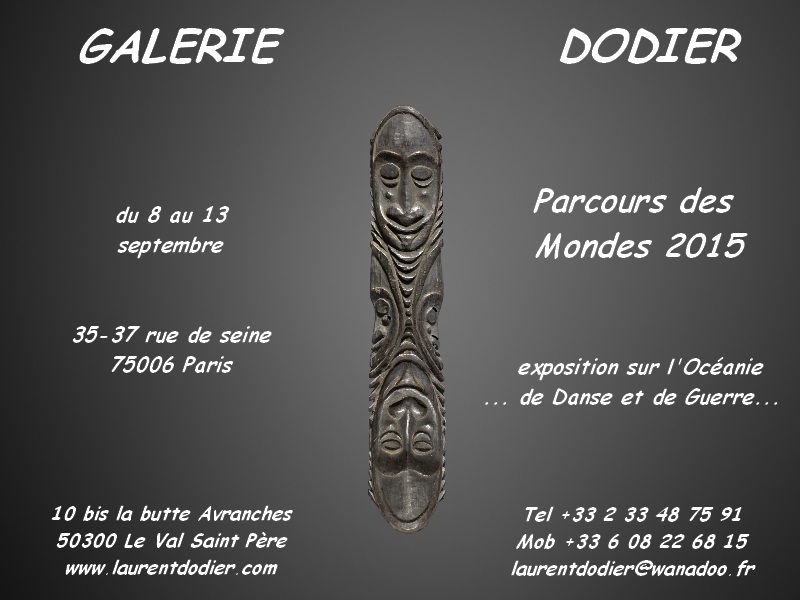 Parcours des Mondes 2015 - Galerie Laurent Dodier - Art Tribal