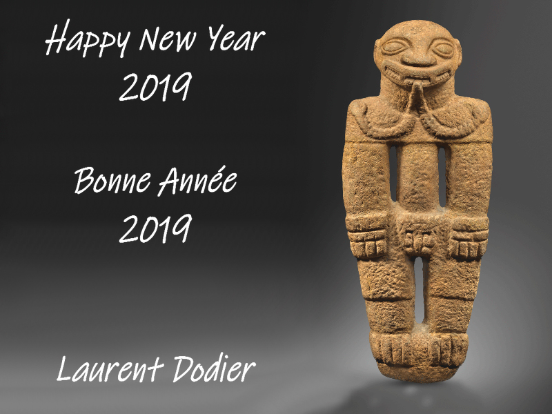 Vœux 2019 - Galerie Laurent Dodier - Art Tribal