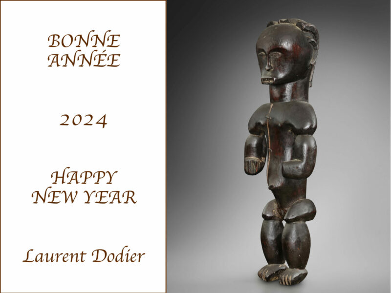 Vœux 2024 - Galerie Laurent Dodier - Art Tribal